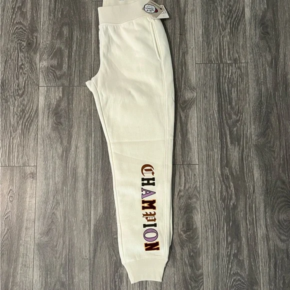 Champion Pants Jumpsuits New Cream Reverse Weave Champion